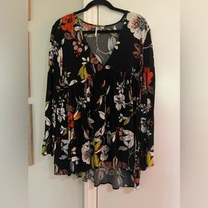 Free people long sleeve tunic size small